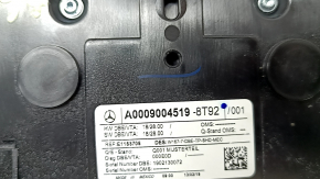 Идентификационная этикетка на плафоне освещения, оригинальная деталь Mercedes.