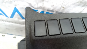Накладка колени водителя Mitsubishi Outlander 14-20 черн, царапины