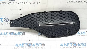 Решітка переднього бампера ліва Mercedes W167 GLE 350 450 20-23 структура з хром, під парктроніки