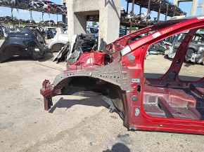 Чверть передня ліва Toyota Prius 50 16-22 на кузові, червона