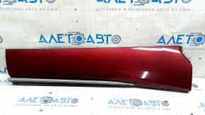 Накладка дверей нижня ззаду ліва Toyota Highlander 21-26 зовнішня з хром молдингом, XSE, зламане кріплення