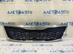 Решітка радіатора grill Kia Sorento 14-15 рест