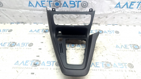 Накладка центральной консоли Ford Focus mk3 15-18 рест, черн, царапины