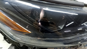 Фара передняя правая Toyota Highlander 21-26 LED+LED DRL темная