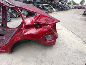 Чверть крило задня ліва Toyota Venza 21-24 червона, на кузові, м'ята