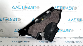 Накладка задней стойки нижняя левая Lexus RX350 RX450h 10-15 черная, потерта