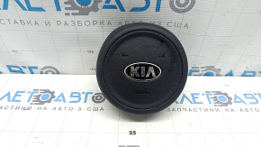 Подушка безпеки airbag в кермо водійська Kia Sportage 17-22 чорна, під чищення, подряпини