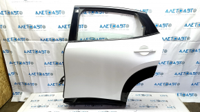 Двері в зборі задні ліві Nissan Ariya 23-26 білий XGA алюміній, подряпини на накладці
