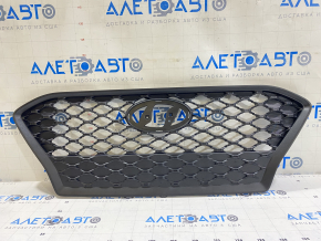 Решетка радиатора grill в сборе Hyundai Kona 18-21 1.6, 2.0 структура