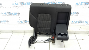 Спинка заднього ряду сидінь 2 ряд права Kia Sportage 17-22 тканина чорна, LX, сіра строчка, під хімчистку