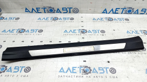 Накладка порога передня права Lexus NX200t NX300 NX300h 15-21 чорна, хром, подряпини