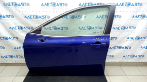 Двері в зборі передня ліва Toyota Camry v70 18-23 keyless, синій 8W7, прим'ятість