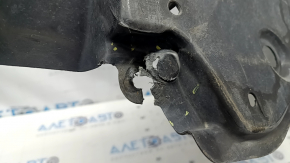 Защита переднего бампера Toyota Rav4 19-24 надрывы, затерта