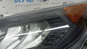 Фара передняя левая Toyota Rav4 19-25 отражатель, черная, USA built