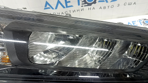 Фара передняя левая Toyota Rav4 19-25 отражатель, черная, USA built