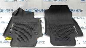 Комплект килимків салону Toyota Rav4 19-24 гума, чорний