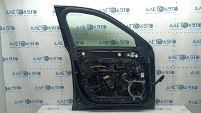 Дверь в сборе передняя левая Volvo XC90 16-26 keyless, черный 717, вмятина
