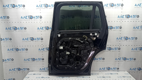 Дверь в сборе задняя правая Volvo XC90 16-26 keyless, тонировка, черный 717, вмятина