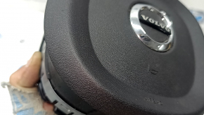 Подушка безопасности airbag в руль водительская Volvo XC90 16-25 черная, царапины