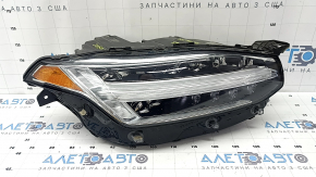 Фара передня права в зборі Volvo XC90 16-18 LED, пісок, тріщини у склі, зламане кріплення