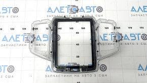Накладка передней панели обрамление монитора Volvo XC90 16-25 черный глянец, царапины
