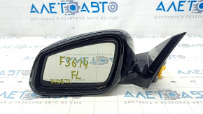 Дзеркало бічне ліве у зборі BMW 4 F32/33/36 14-20 5 пінів, поворотник, підігрів, Shadow-Line, графіт, потерто