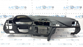 Торпедо передняя панель с AIRBAG BMW 4 F32/33/36 14-16 без проекции, черная