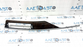 Накладка передней панели центральная BMW 4 F32/33/36 14-20 под дерево, тип 2, царапины, трещина в креплении