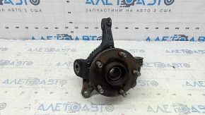 Цапфа со ступицей передняя правая Lexus RX350 RX450h 10-15 ржавая, в клине