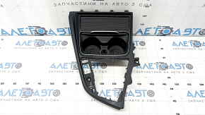 Накладка центральної консолі з підсклянниками BMW 4 F32/33/36 16-20 з килимком, подряпини, поліз хром