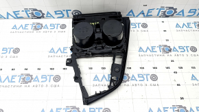 Накладка центральной консоли и подстаканников для BMW 4 F32/F33/F36, вид сверху.