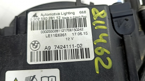 Фара передняя левая в сборе BMW 4 F32/33/36 14-17 ксенон, адаптив, с нижним креплением, песок