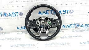 Руль в сборе Subaru Forester 19-24 SK кожа черный, с накладками, с кнопками, царапины