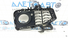 Решітка переднього бампера права BMW 4 F32/33/36 14-20 під ПТФ, M Pack, структура