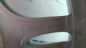 Изображение маркировки R18 x 8J, показывающее параметры диска для BMW.