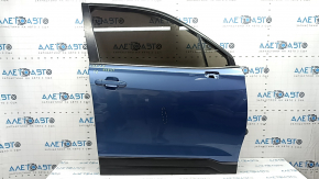 Дверь в сборе передняя правая Subaru Forester 19-24 SK keyless, синий SAZ, вмятина