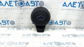 Подушка безопасности airbag в руль водительская Subaru Forester 19-24 SK черная, царапины