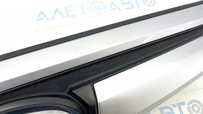 Решетка радиатора grill Subaru Forester 19-21 SK верхняя хром, песок