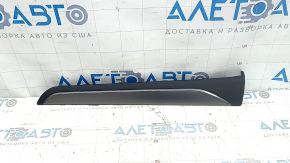 Накладка передньої панелі правая Subaru Forester 19-24 SK чорна з сірим, подряпини
