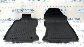 Комплект ковриков салона резина Subaru Forester 19-24 SK черная