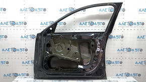 Дверь голая передняя правая Audi A6 C7 12-18 графит LX7U, потерта
