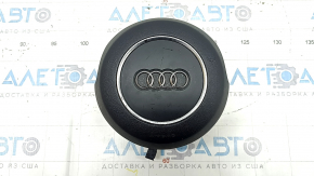Подушка безпеки airbag в кермо водійська Audi A6 C7 12-18 чорна sport, подряпини