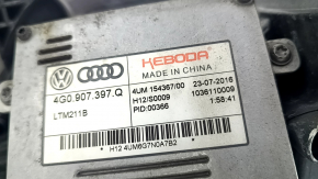 Фара передняя правая в сборе Audi A6 C7 16-18 рест LED, песок