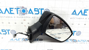 Дзеркало бічне праве у зборі Ford Ecosport 18-22 7 пінів, чорне, поворотник, BSM, зламано підставу 
