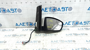 Дзеркало бічне праве у зборі Ford C-max MK2 13-18 9 пінів, поворотник, з підсвічуванням, підігрів, біле
