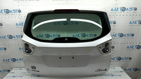 Дверь багажника голая со стеклом Ford C-max MK2 13-18 белый UG, со стоп сигналом, вмятина