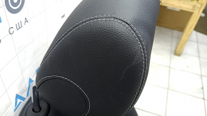 Пассажирское сидение Mercedes GLC 16-20 с airbag, электрическое, подогрев кожа черная серая строчка, царапины, примят подголовник
