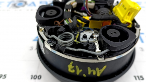 Подушка безопасности airbag в руль водительская Audi A4 B9 17-24 серая, надломано крепление