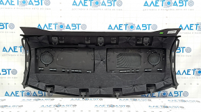 Полка задняя Audi A4 B9 18-25 серая, Bang and Olufsen, с сетками под динамики