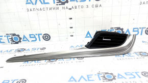 Дефлектор повітроводу з накладкою передній правий Lincoln MKC 15-19 вставка під алюміній